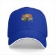 Black baseball cap with Dark Souls themed graphic print