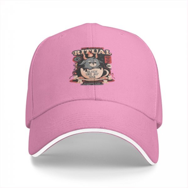 Black Like My Soul Morning Ritual Graphic Baseball Cap