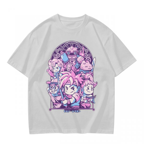 Chrono Trigger Chibi Character Group Graphic T-Shirt