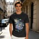Olive t-shirt with whimsical bento box animal graphic print