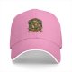 Black Baseball Cap With Fantasy Dungeon Themed Graphic Print