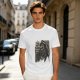 Olive graphic t-shirt with grim reaper and 'You Got Plans?' print