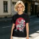 Olive T-shirt with Luffy Gear 5 Sun God Nika Anime Print