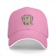 Black baseball cap with popcorn bucket 'POP CATS' graphic