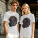 Olive T-Shirt With Dutch & Dillon Arm Wrestling Neon Graphic
