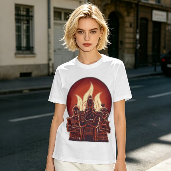 Avatar Fire Nation Characters Graphic Tee