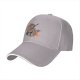 Black Baseball Cap with Anime Female Character Graphic
