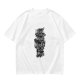 Olive Green T-Shirt with Gothic Witch Themed Text Print