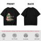 Olive T-shirt with Christmas T-Rex Dinosaur Graphic