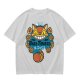Neko Bus Tours Cat Graphic Olive T-Shirt
