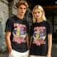 Olive graphic t-shirt with kitten nuggets print