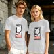 Olive T-shirt with Disobey Cat Grooming Graphic Print