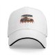 Black baseball cap with Catastrophe vs Pandamonium graphic print