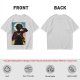 Olive Anime Character Silhouette Graphic T-Shirt