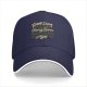 Black baseball cap with 'Well Done For Being Born Many Years Ago' print