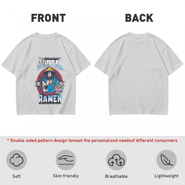 Mortal Instant Ramen Graphic Tee for Gaming Fans