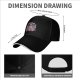 Black baseball cap with Hellfire Club The Freak graphic print