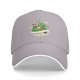 Black Baseball Cap With Super Mario Themed Ramen Artwork