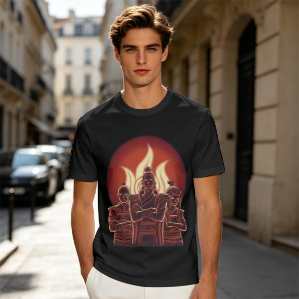 Avatar Fire Nation Characters Graphic Tee