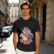 Olive Graphic T-Shirt With Raccoon Opossum Skunk 'GOALS' Print