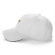 Black baseball cap with coffee themed graphic and text