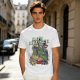 Kap'n Krunch Zombie Pirate Graphic Olive T-Shirt
