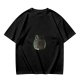 Olive Green T-Shirt With Cute Chubby Frog Graphic Print