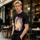 Olive T-Shirt with Cute Brontosaurus Taco Dinosaur Graphic