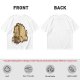 Olive Green T-Shirt With Cartoon Droopy Pug Graphic Print