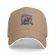 Black Baseball Cap With Graffiti Style Action Character Print
