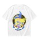 Olive T-Shirt with Dark Magician Girl Anime Graphic Print