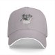 Black baseball cap with Trash Club graphic featuring cartoon mouse in trash can