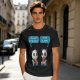 Olive t-shirt with pandas discussing life beyond eating and sleeping