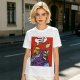 Olive T-shirt with He-Man slapping Skeletor comic print