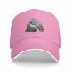 Black Baseball Cap With Fantasy Dragon Rider Landscape Art Print