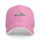 Black baseball cap with My Neighbor Totoro anime character print