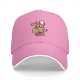 Black Baseball Cap With Cute Dog Chef Cooking Waffles Design