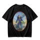 Olive T-Shirt Featuring Skeletor Holding His Havoc Staff