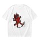 Olive Green T-Shirt With Cute Deadpool Dog Graphic Print