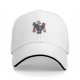 Black baseball cap with Dungeons & Cats fantasy cat characters print