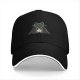 Black baseball cap with a vampire frog graphic