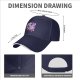 Black baseball cap with Twilight Sparkle reading a magic book print