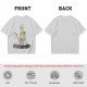 Olive Skeleton Holding Coffee Mug In Water Graphic T-Shirt