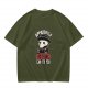 Olive T-Shirt With Cute Plague Doctor Graphic And 'Apparently Nothing Can Fix You' Text