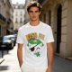 Kiss Me Pirate Cat Shamrock Graphic T-Shirt