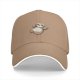 Black Baseball Cap With Cute Relaxed Sloth Graphic
