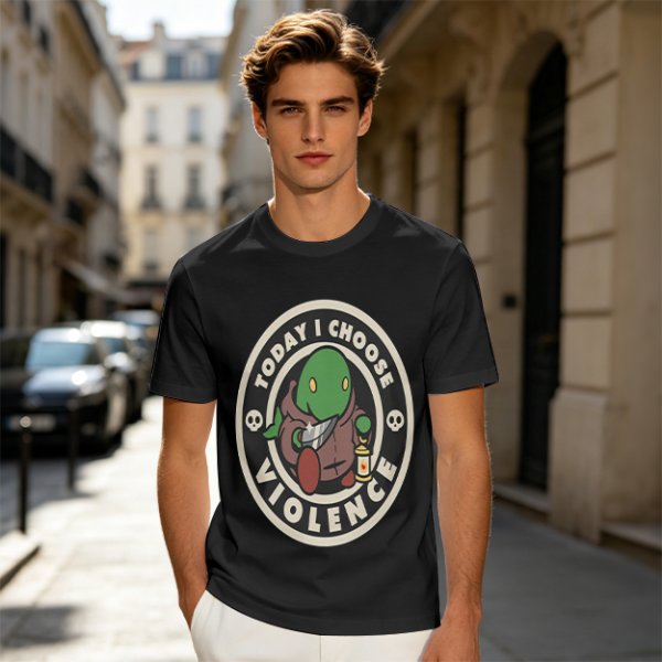 Today I Choose Violence Tonberry Graphic T-Shirt