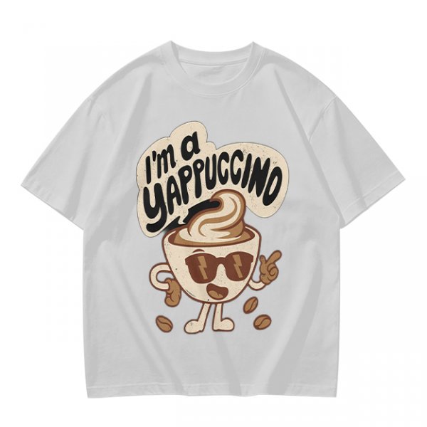 I'm a Yappuccino Coffee Cup Character Graphic T-Shirt
