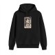 Black Hoodie With The Fool Tarot Card Graphic Print