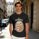Olive green sloth t-shirt with 'Busy Doing' coffee graphic